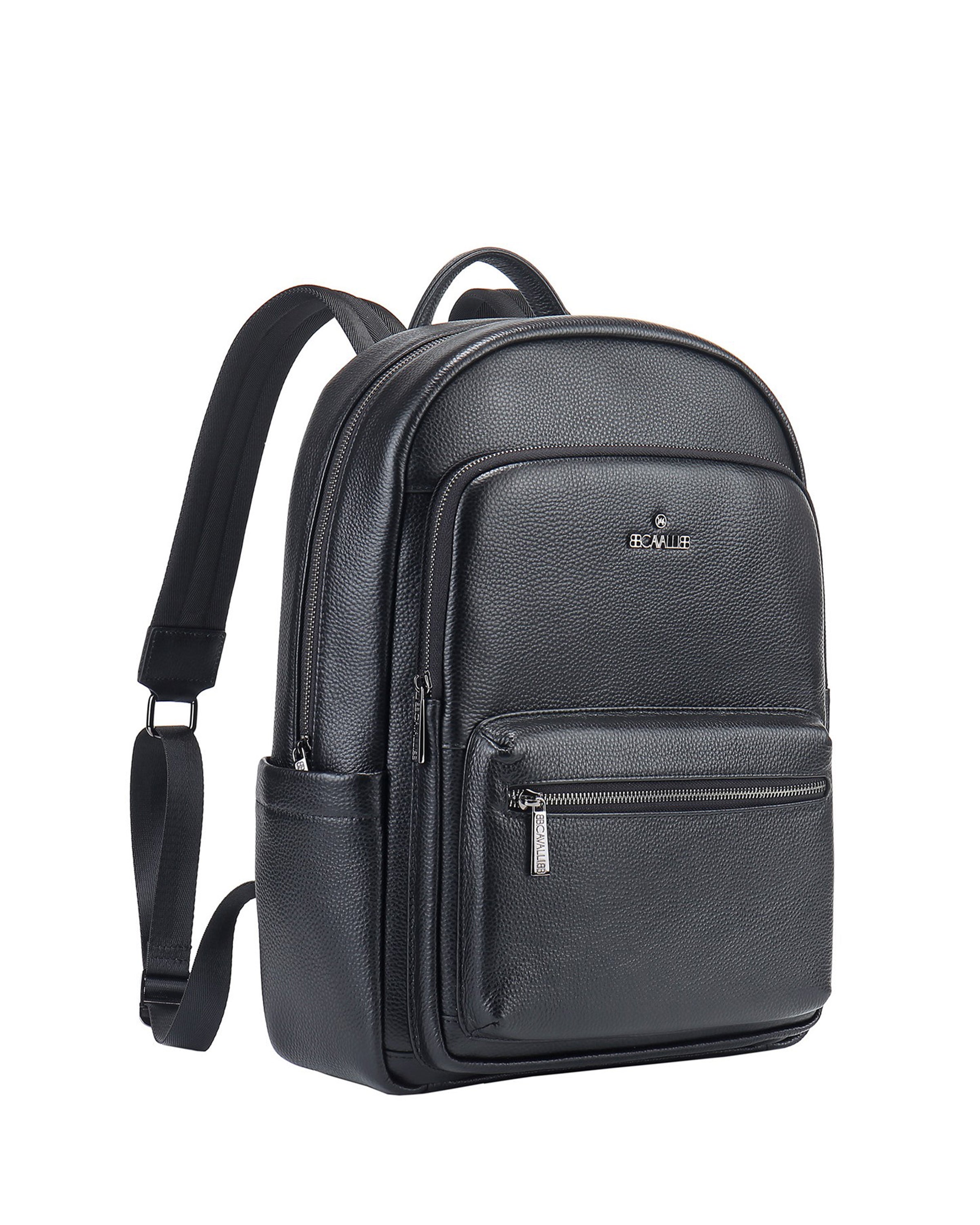 Zaino unisex in vera pelle Casual BC1297-NERO B Cavalli