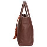 Rosalie Borsa a spalla da donna 100% pelle 06503-D223 cioccolato Gave Lux