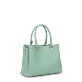 Borsa a mano da donna 100% pelle vegana PU 711-4PT-JADE GREEN Diana&co