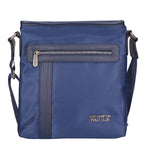 Borsa a tracolla uomo Pelle vegana PU PCL3161-BLU Northampton Polo Club
