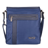 Borsa a tracolla uomo Pelle vegana PU PCL3161-BLU Northampton Polo Club