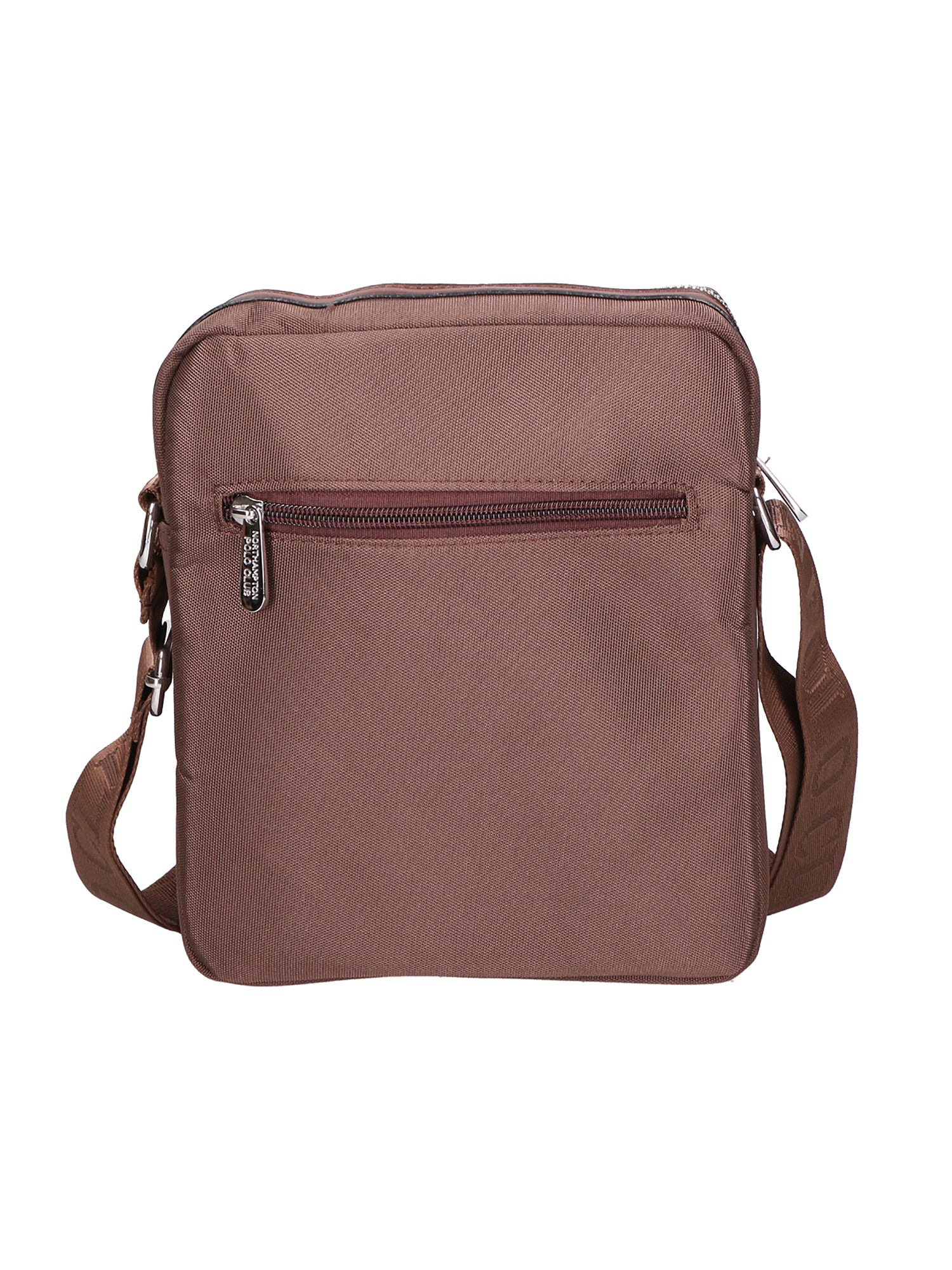 Borsa a tracolla uomo Pelle PU e nylon PCL3071-EARTH Northampton Polo Club