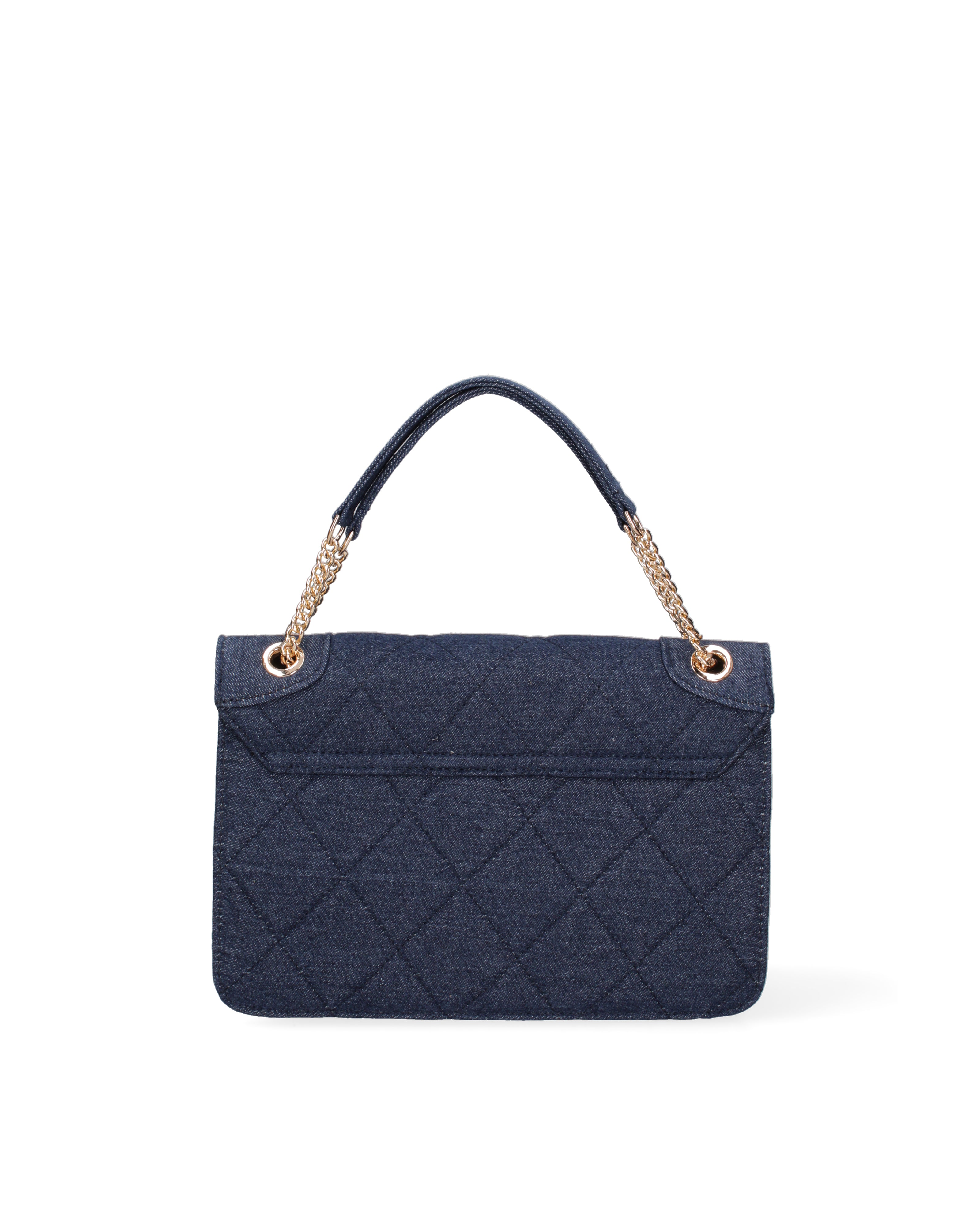 Borsa a spalla da donna Nylon & Ecopelle DC3533-2-NAVYBLUE Diana&co