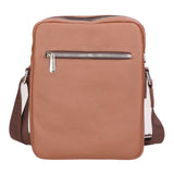 Borsa a tracolla uomo 100% pelle PU PCL3024-KHAKI Northampton Polo Club