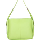 Borsa a spalla da donna Misto pelle e tessuto 07157-D12 VERDE Roberta Rossi