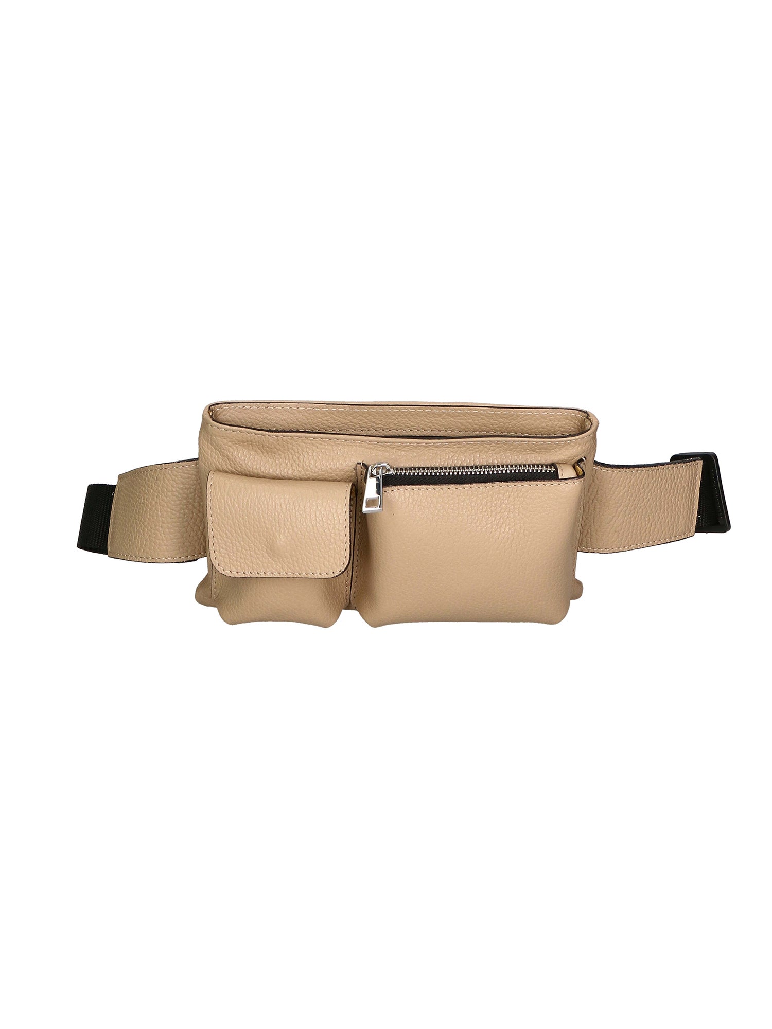 Aisha 04733-D05 CAPPUCCINO CAPUCHIN Marsupio da donna in vera pelle + canvas Gave Lux
