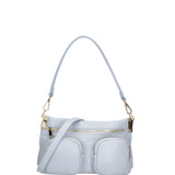 Borsa a spalla da donna Vera pelle 07147-D92 CELESTE Roberta Rossi