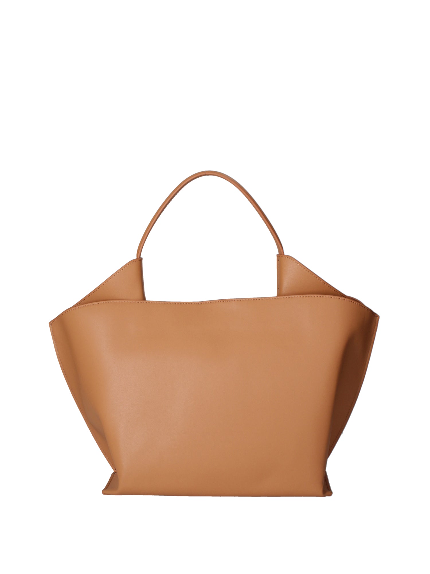 Borsa a mano da donna 100% pelle riciclata 07226-Cuoio Viola Castellani
