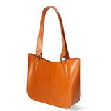 Eva Borsa a spalla da donna Vera pelle 9024-CUOIO COGNAC Gave Lux