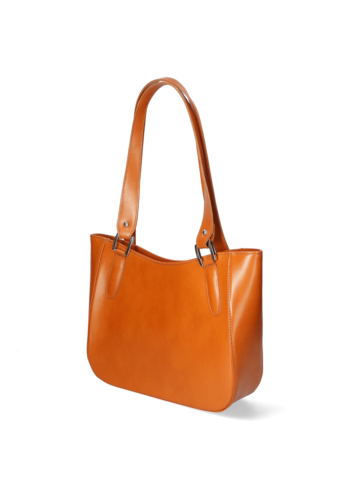 Eva Borsa a spalla da donna Vera pelle 9024-CUOIO COGNAC Gave Lux
