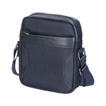 Borsa a tracolla uomo Pelle vegana e nylon PCL3062-BLU Northampton Polo Club