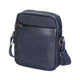 Borsa a tracolla uomo Pelle vegana e nylon PCL3062-BLU Northampton Polo Club