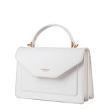 Borsa a mano da donna 100% pelle vegana PU 700-2PT-WHITE Diana&co