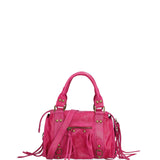 Erisia Borsa a spalla da donna Vera pelle 06091-016 FUXIA Gave Lux