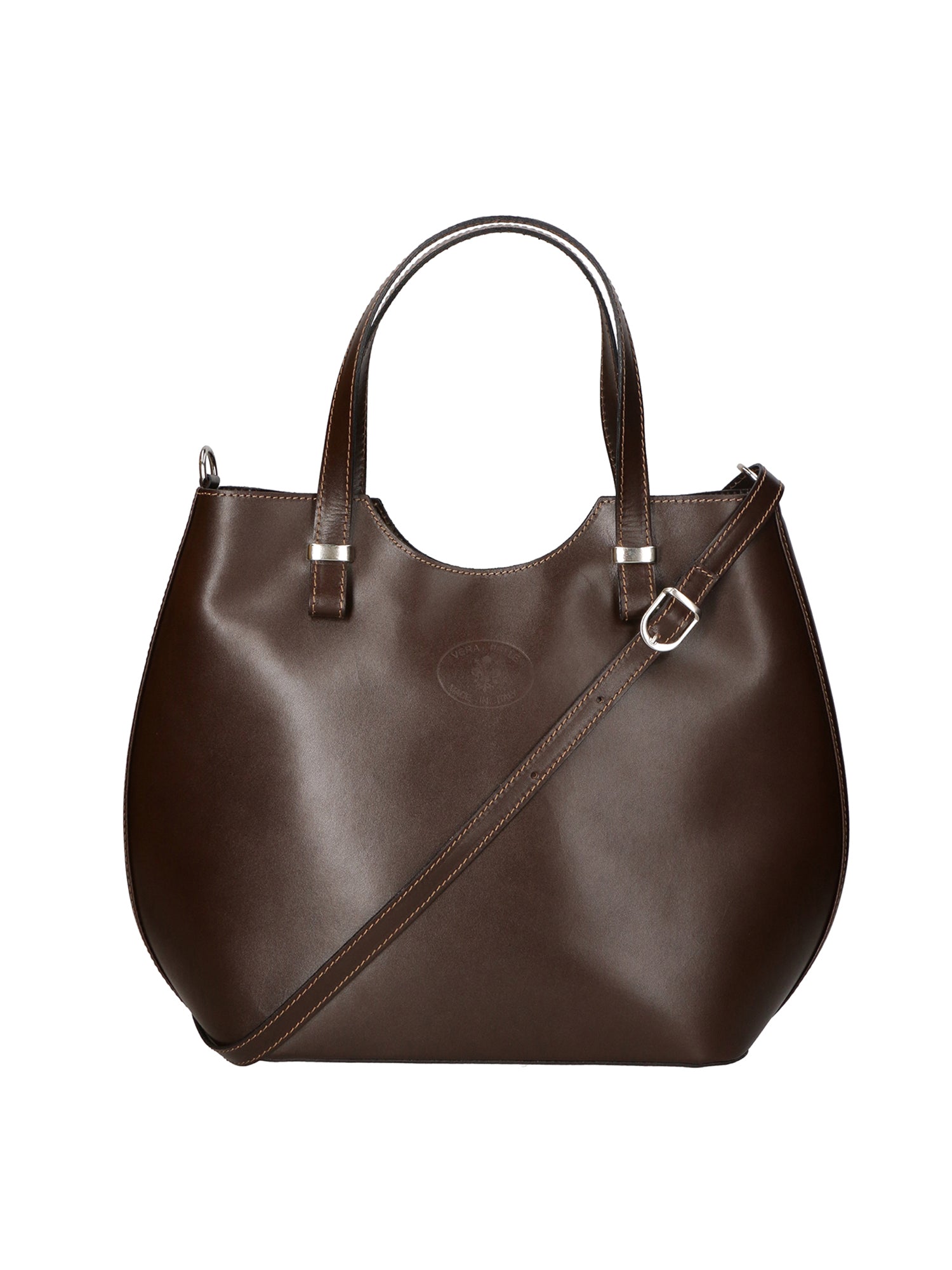 Egle Borsa a mano da donna Vera pelle 80046-T.MORO Gave Lux