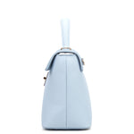 Borsa a mano da donna 100% pelle vegana PU 755-2PT-LIGHTBLUE Diana&co