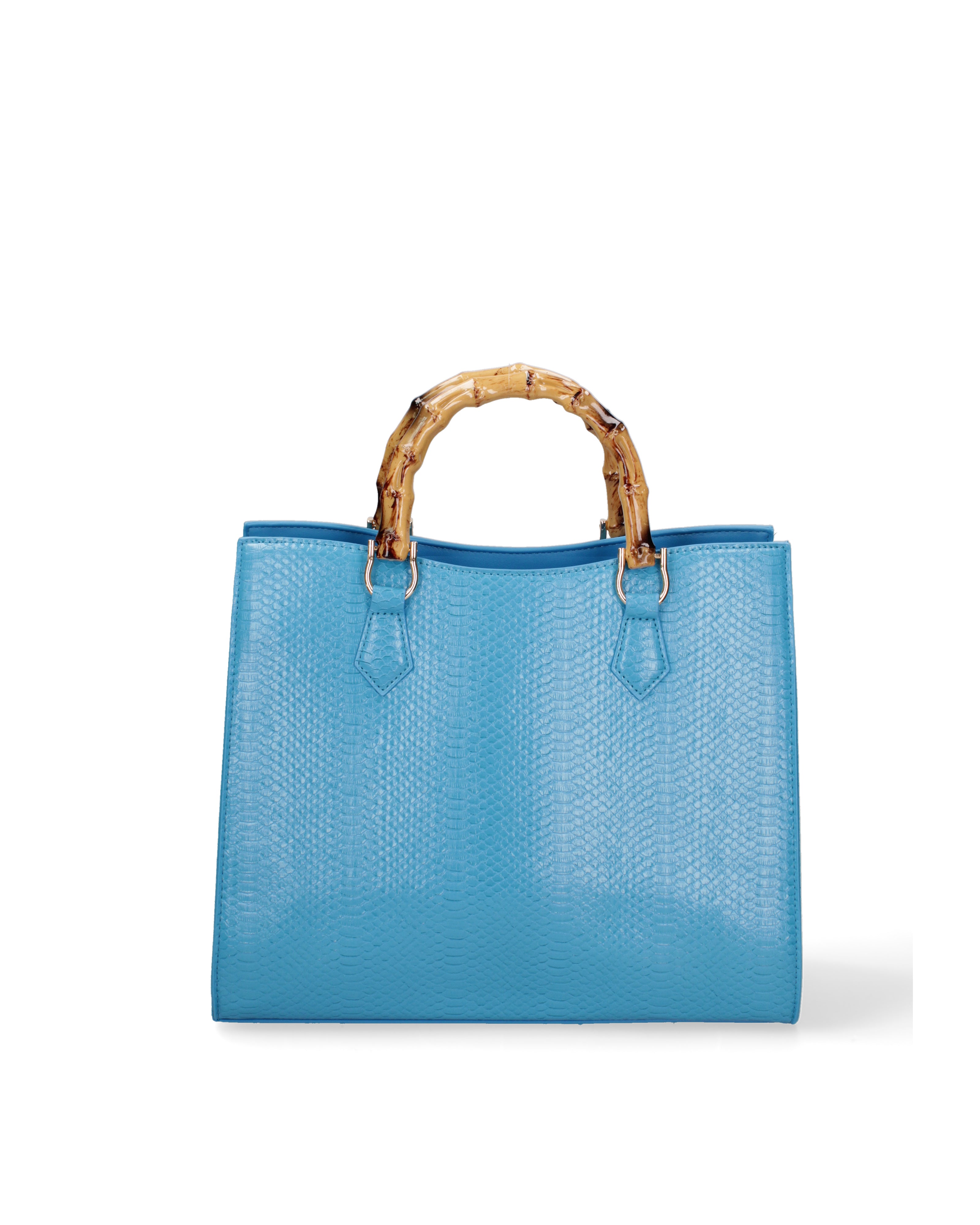 Borsa a spalla da donna Ecopelle vegana DC3333-3-BLUE Diana&co