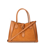 Jordana Borsa a mano da donna Vera pelle e suede 07150-L125 CAMEL Viola Castellani