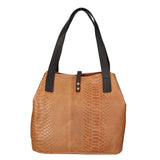 Clarissa Borsa a mano da donna Vera pelle 5276-031 CUOIO SCURO Gave Lux