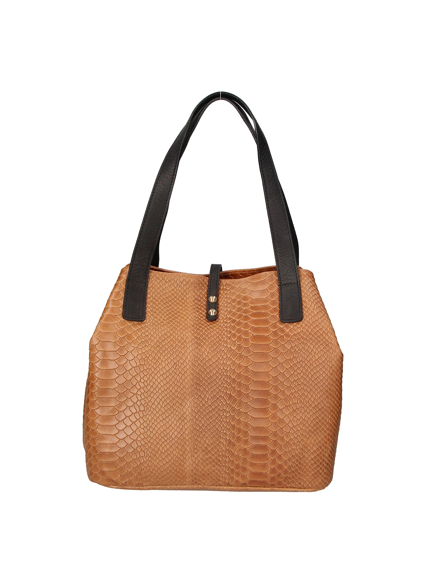 Clarissa Borsa a mano da donna Vera pelle 5276-031 CUOIO SCURO Gave Lux