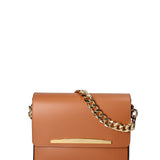 Borsa a tracolla da donna Vera pelle ruga JR-W-1126RU-CUOIO-GOLD John Richmond