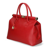 Aleria Borsa a mano da donna Vera pelle 8005-D58 ROSSO FUOCO Gave Lux