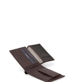 Portafoglio uomo in vera pelle Sfoderato EC7631-04-T.MORO EC Contemporaly COVERI