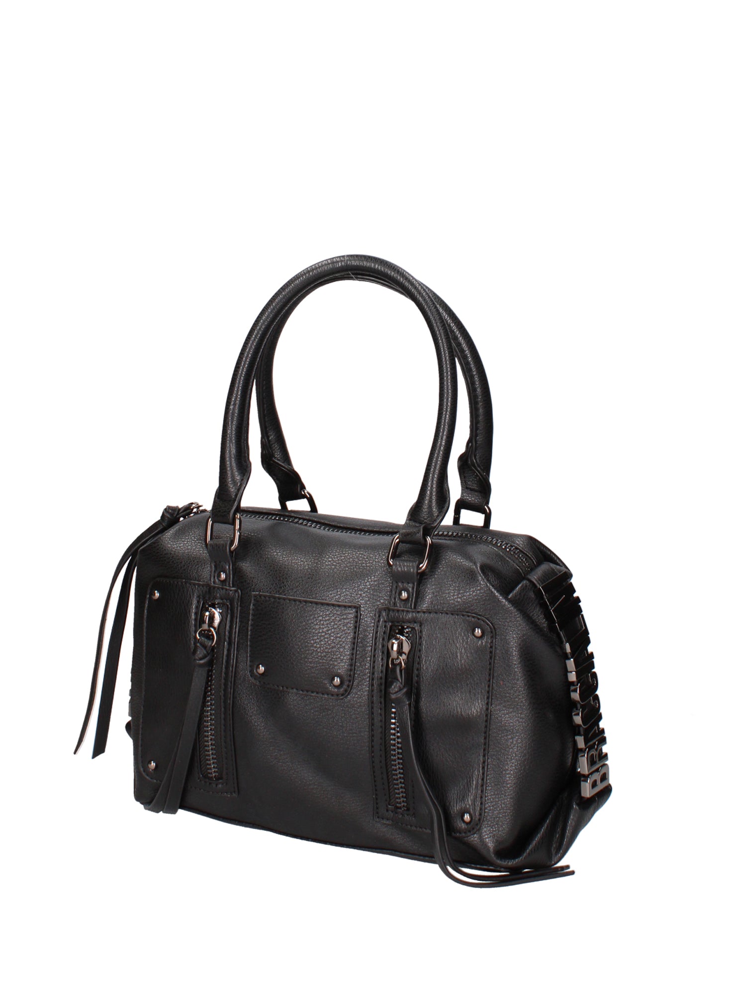 Edera Prime Borsa a mano da donna 100% poliuretano B16121-NERO Braccialini