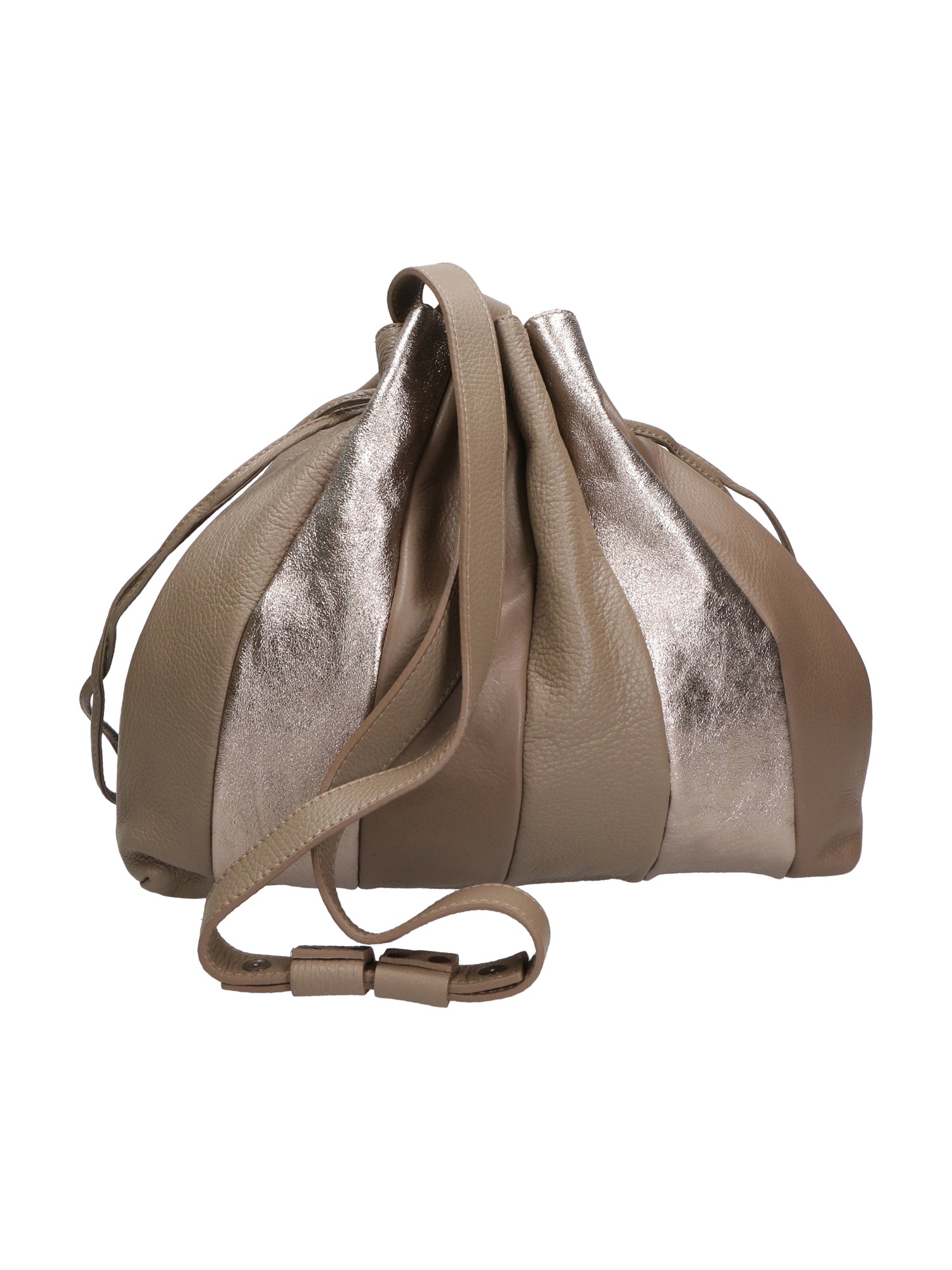 Nunzia Borsa a spalla da donna Vera pelle 576042-TAUPE Gave Lux