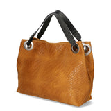 Emilia Borsa a spalla da donna Vera pelle 80059-005 CUOIO CHIARO Gave Lux