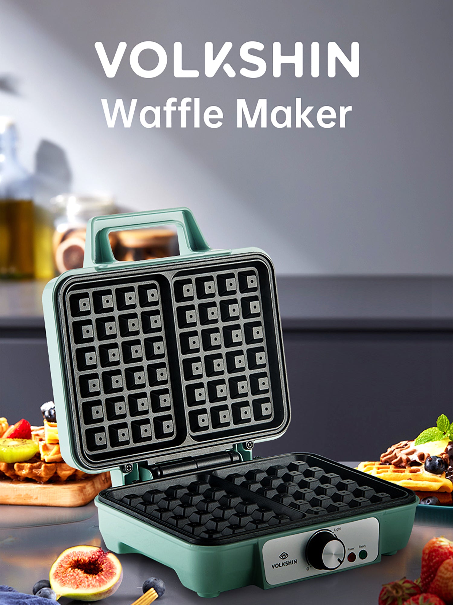 Macchina Per Waffle Plastica & Teflon Volkshin