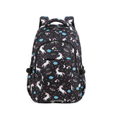 XN1253B-BLACK UNICORN Zaino unisex modello Astrale Aoking