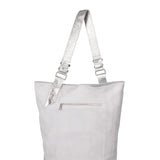 Borsa a spalla da donna Vera pelle 07312-D21 GRIGIO+L020 Roberta Rossi