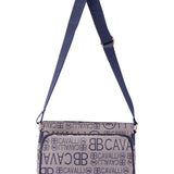 Borsa a tracolla da donna Ecopelle BC1438-BLU B Cavalli