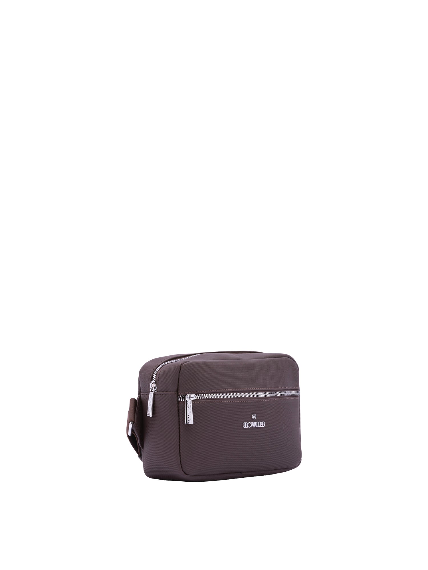 Marsupio da uomo in poliestere Casual BC1097-CAFFE' B Cavalli