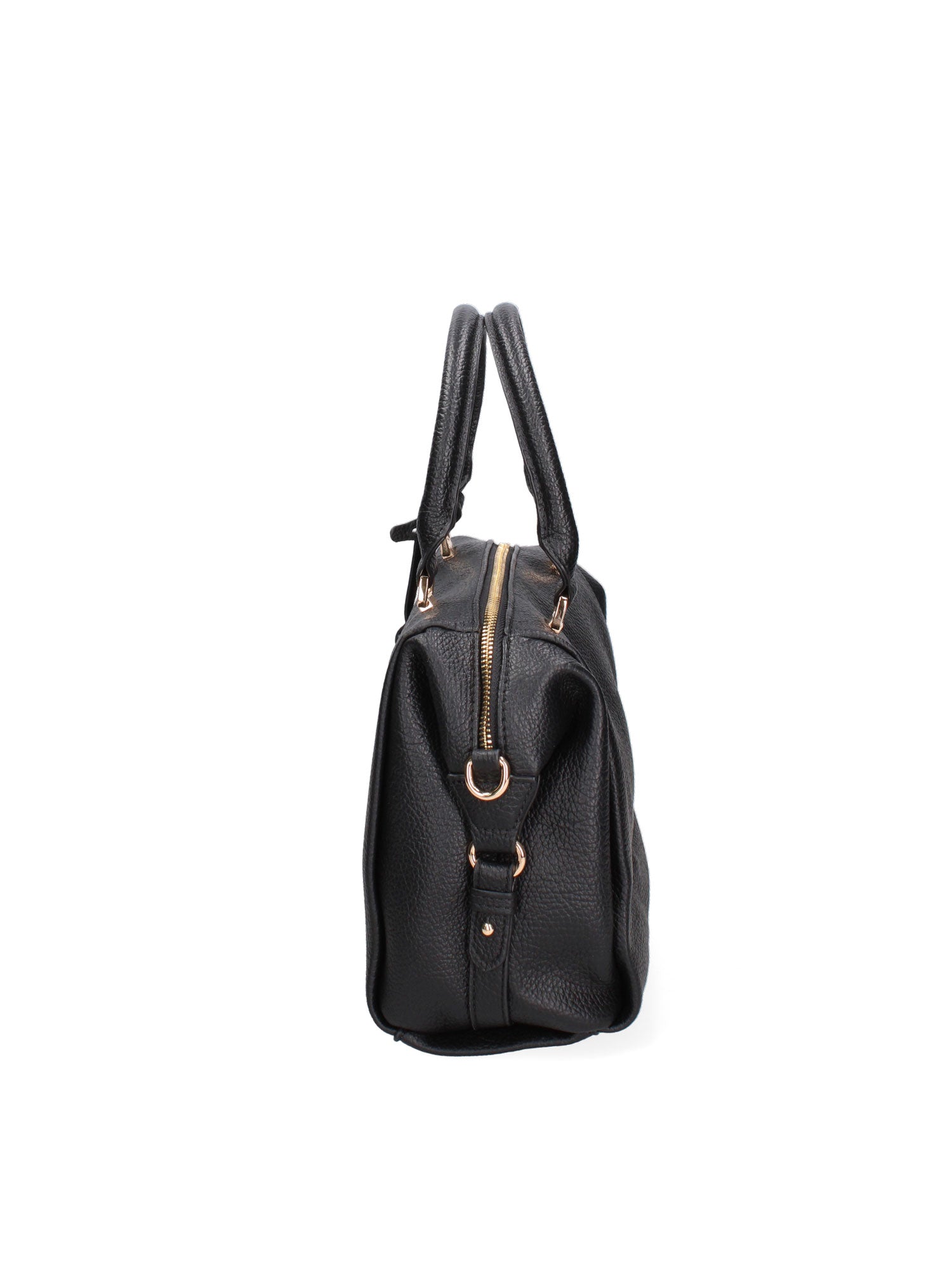 Borsa a mano da donna Ecopelle e Zip 631-1-BLACK Diana&co