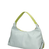 Borsa a spalla da donna Vera pelle 07233-D12 KIWI+D102 CIELO Roberta Rossi