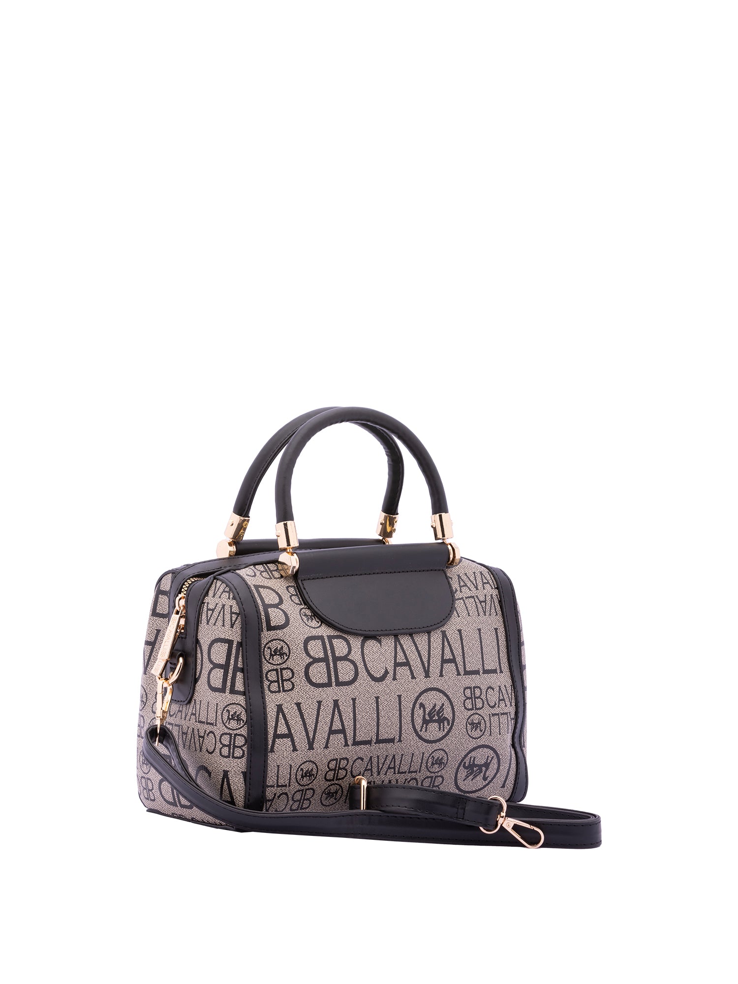 Borsa a bauletto da donna Ecopelle BC1371-NERO B Cavalli
