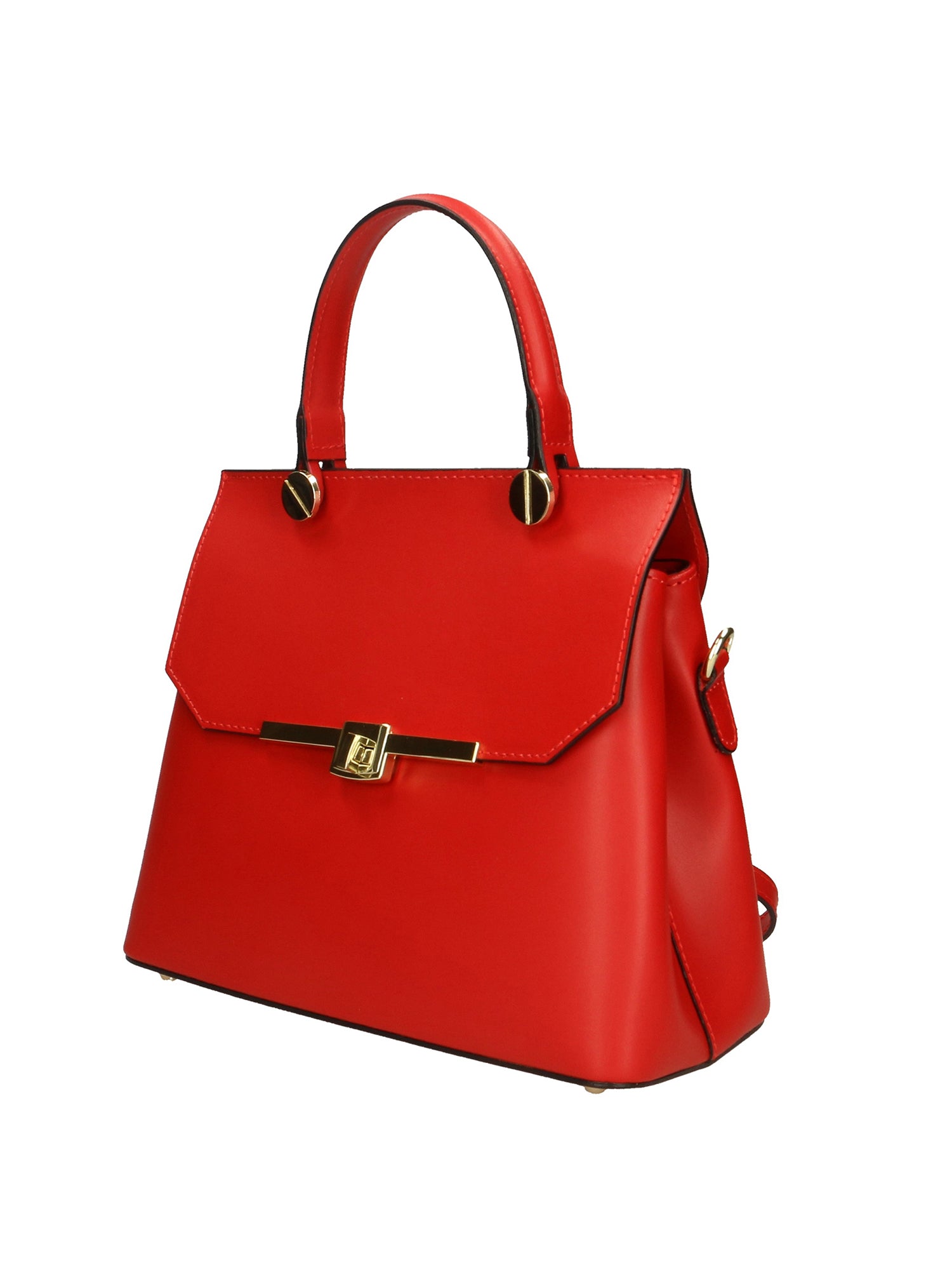 Borsa a mano da donna 100% vera pelle 7708-L214 ROSSO Gave Lux