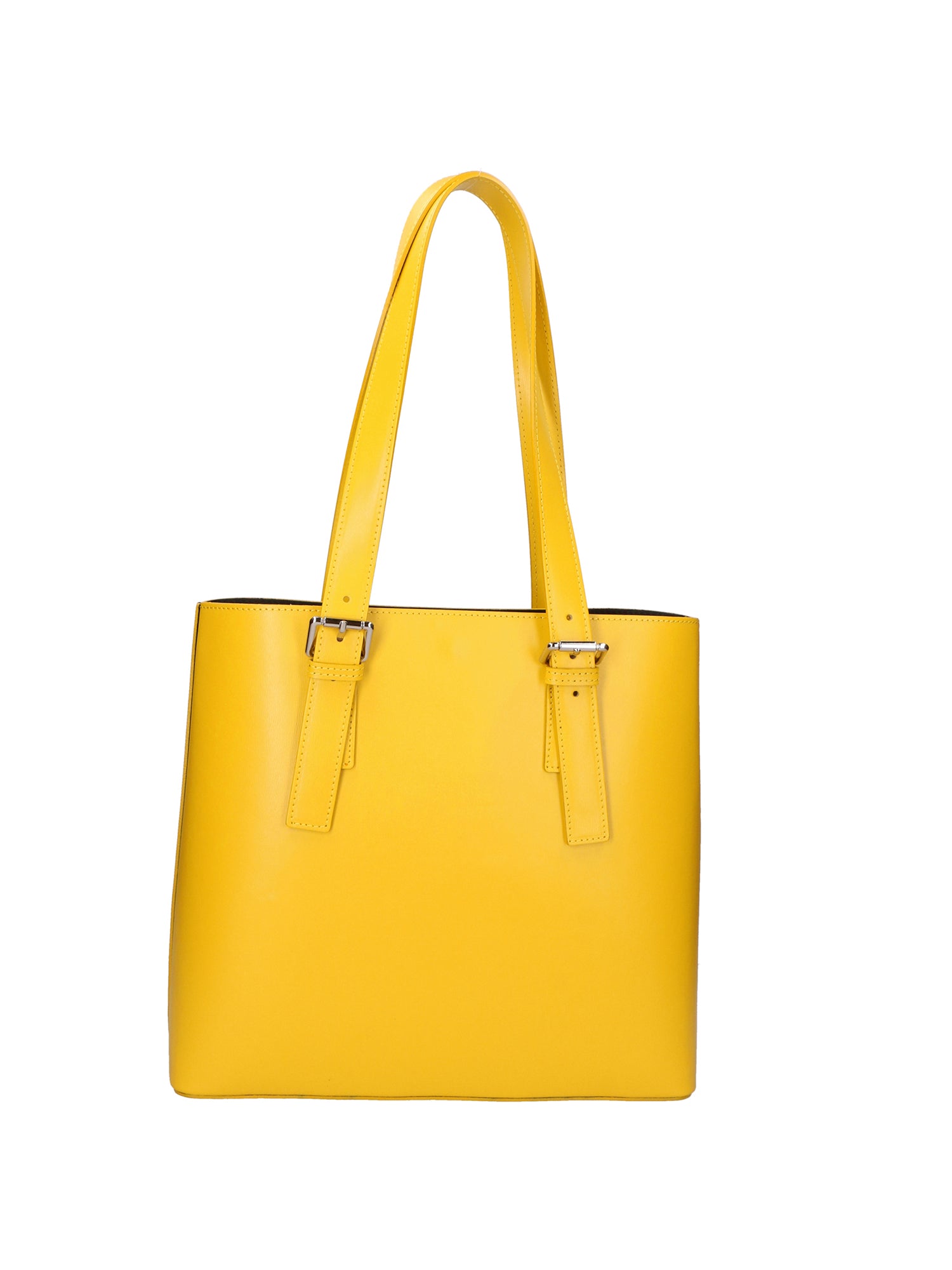 Germana Borsa a spalla da donna 100% pelle 05924-B04 GIALLO Gave Lux