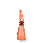 Borsa a mano da donna 100% PVC FLAT-CIRCLE-DARK RUST - BRUSH CDF Marc Ellis