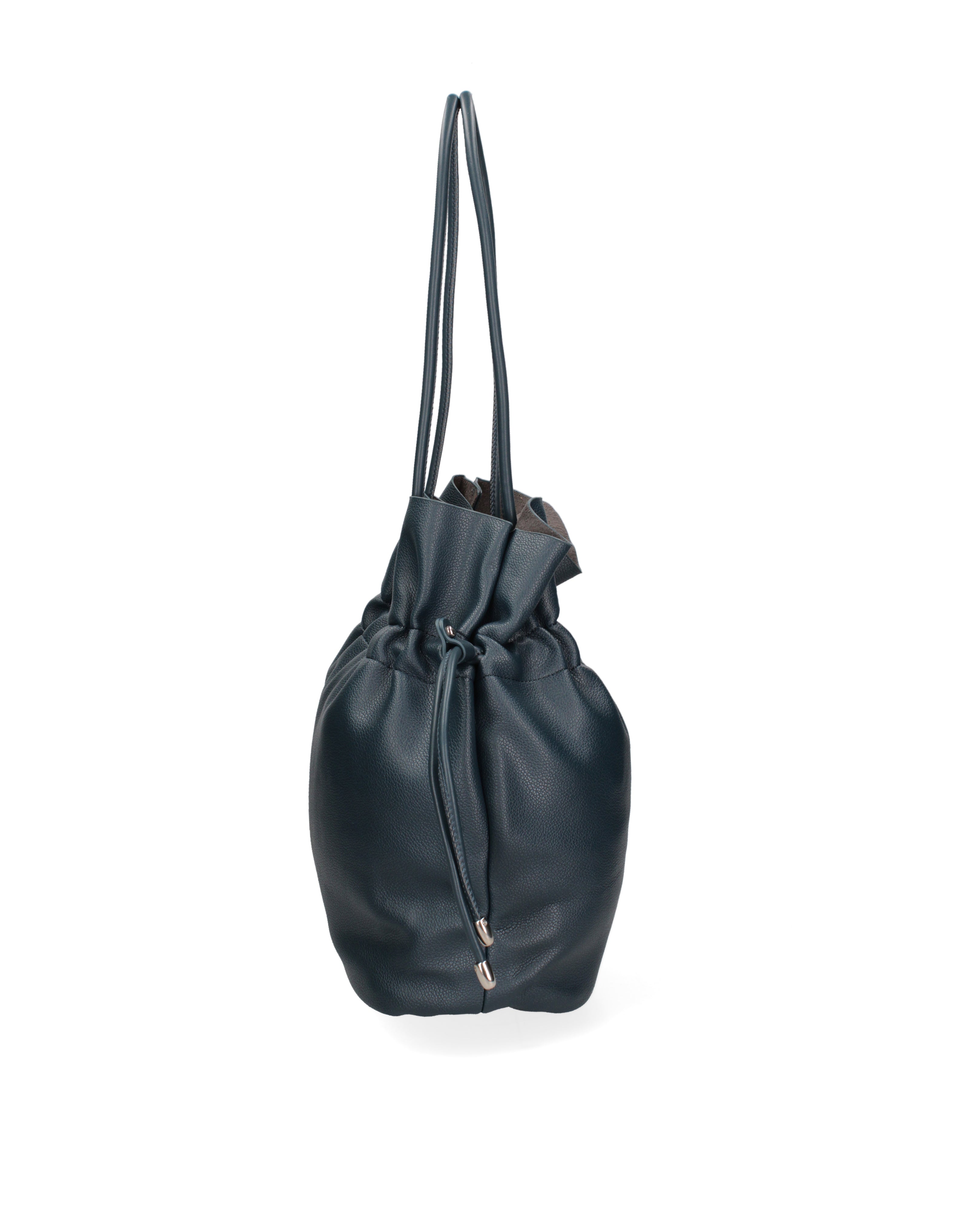 Borsa a spalla da donna 100% PVC F6717-2-NAVYBLUE David Jones