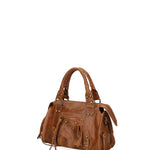 Erisia Borsa a spalla da donna Vera pelle 06091-041 MARRONE Gave Lux