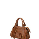 Erisia Borsa a spalla da donna Vera pelle 06091-041 MARRONE Gave Lux