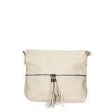 Erminia Borsa a tracolla da donna Vera pelle 80062-BEIGE Gave Lux