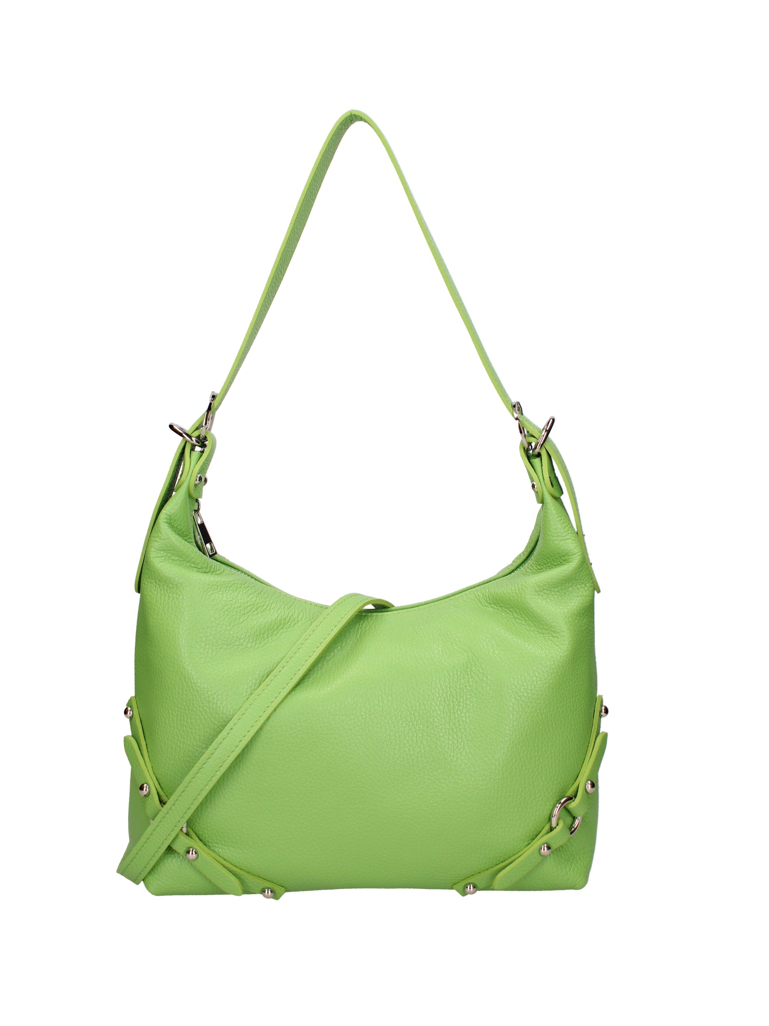 Fiorenza Lux Borsa a spalla da donna Vera pelle 07140-D12 VERDE Viola Castellani