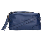 Lidia Borsa a mano da donna Vera pelle 06513-BLU Gave Lux