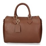 Aralia Borsa a bauletto da donna 100% pelle 5176-D21 MARRONE BROWN Gave Lux