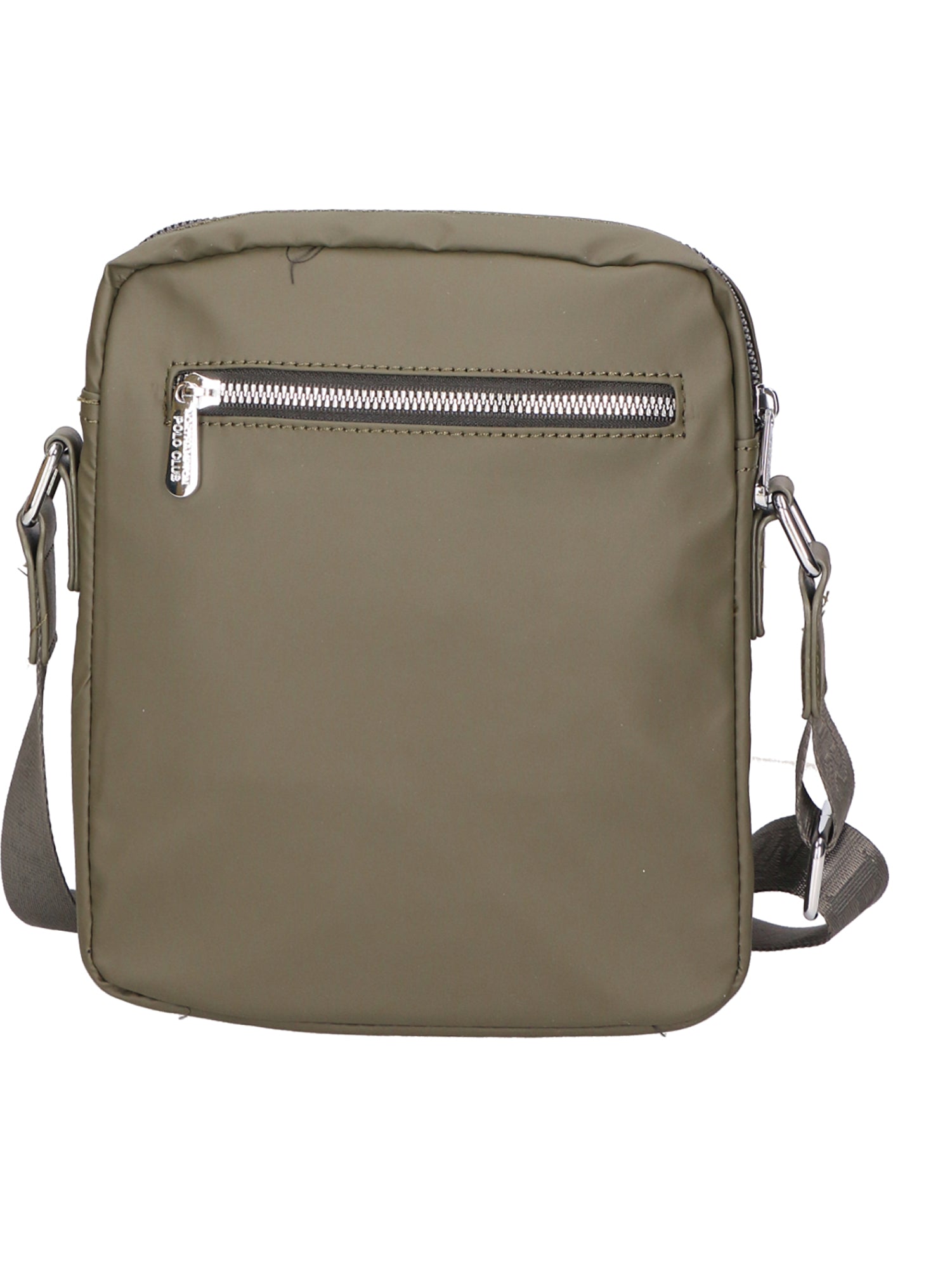 Borsa a tracolla uomo 100% pelle PU PCL3016-GREEN+BLACK Northampton Polo Club