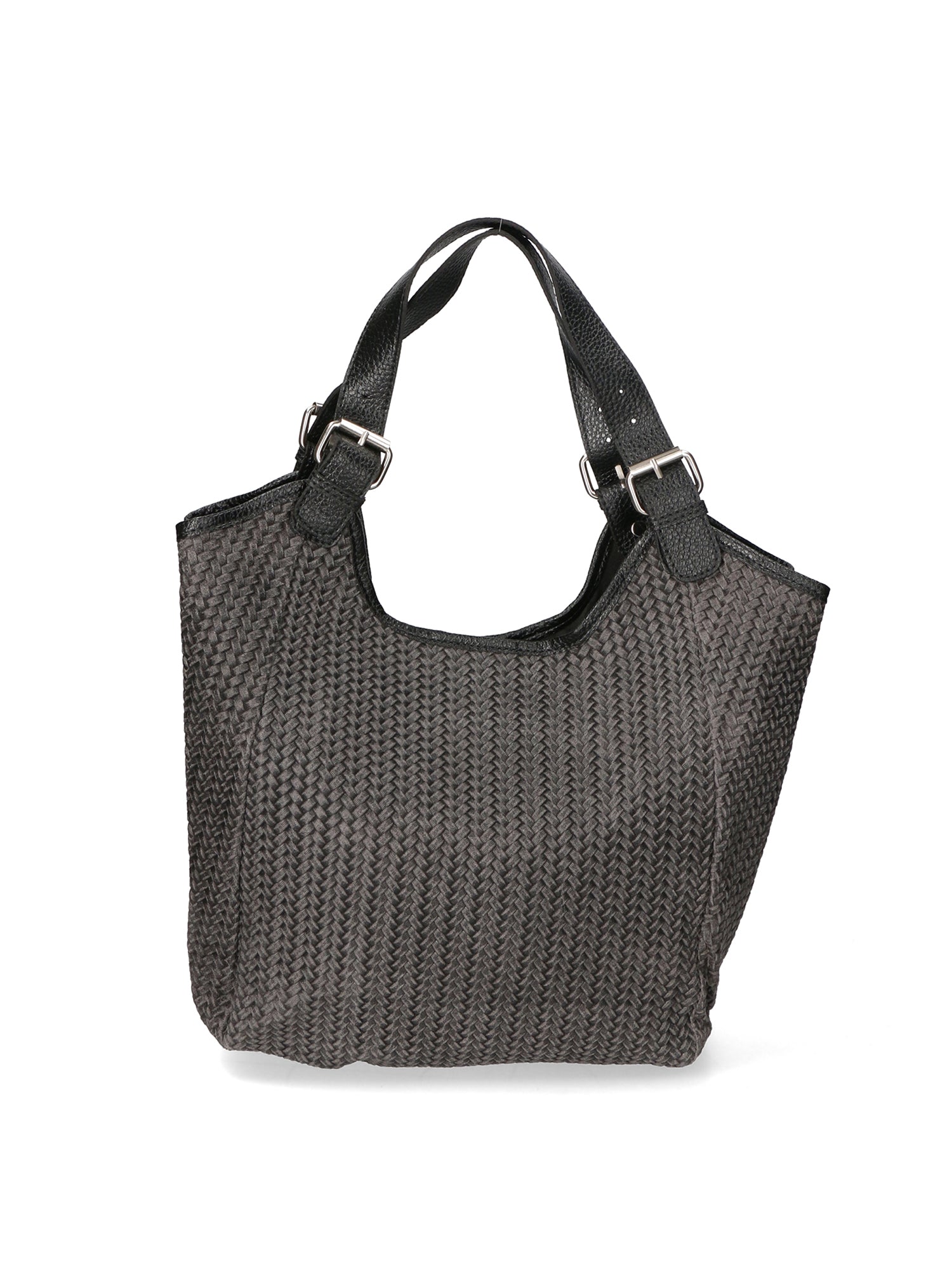 Elettra Borsa a mano da donna Vera pelle 80050-GRIGIO Gave Lux